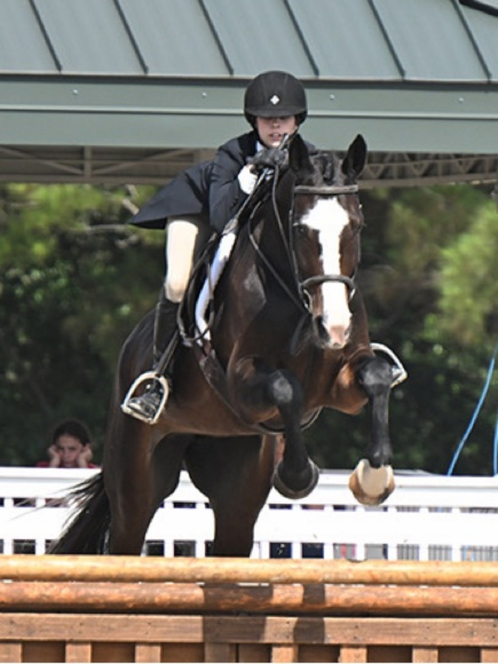 Black Youth Equestrian Riding Jacket - Brand Unknown